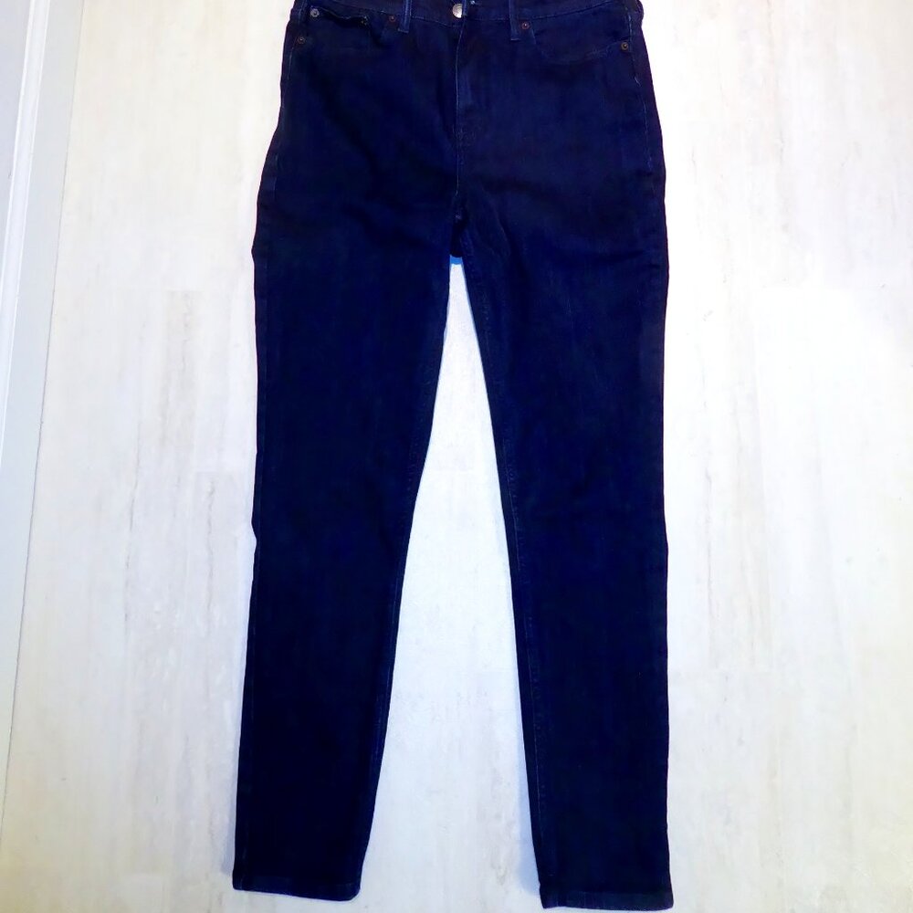 Calvin Klein Dark Wash Skinny Leg Stretch Jean, Size  12